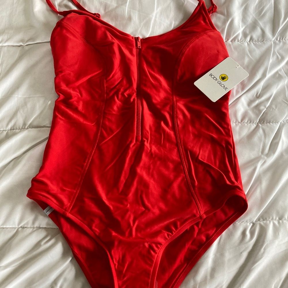 Your summer bathing suit!  Red Body Glove.